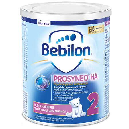 Bebilon Prosyneo HA gehydrolyseerd Advance 2, opvolgmelk, na 6 maanden, 400 g