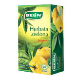 Belin Groene thee met kweepeeraroma, 1,75 g x 20 builtjes