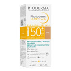 Bioderma Photoderm Nude Touch, minerale foundation met nude-effect, donkere tint, SPF 50+, 40 ml