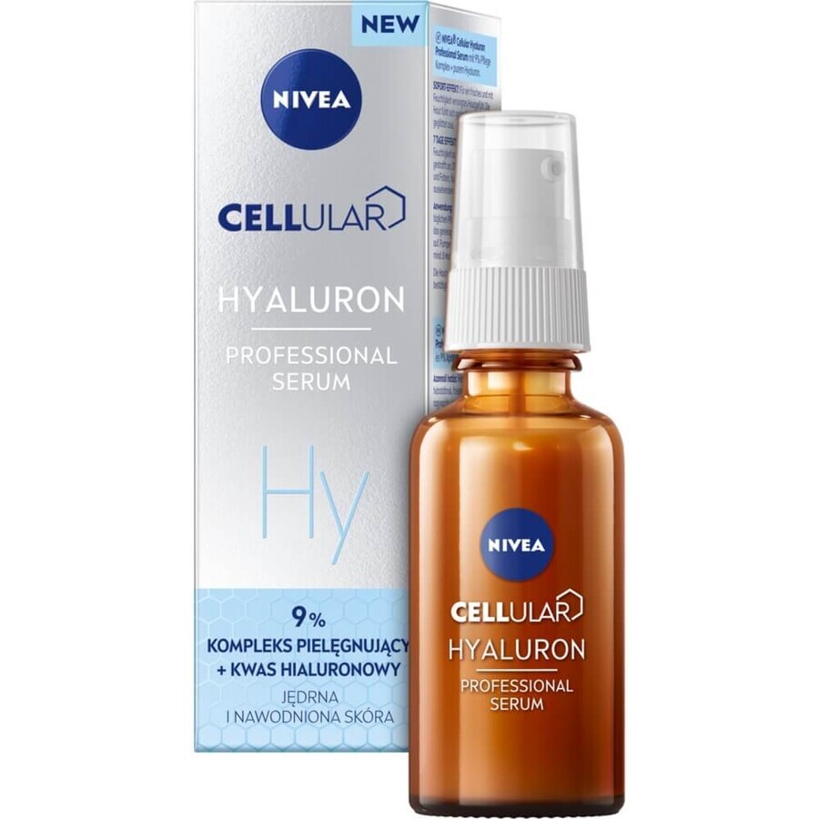 Nivea Cellular Hyaluron, professioneel gezichtsserum met hyaluronzuur, 30 ml