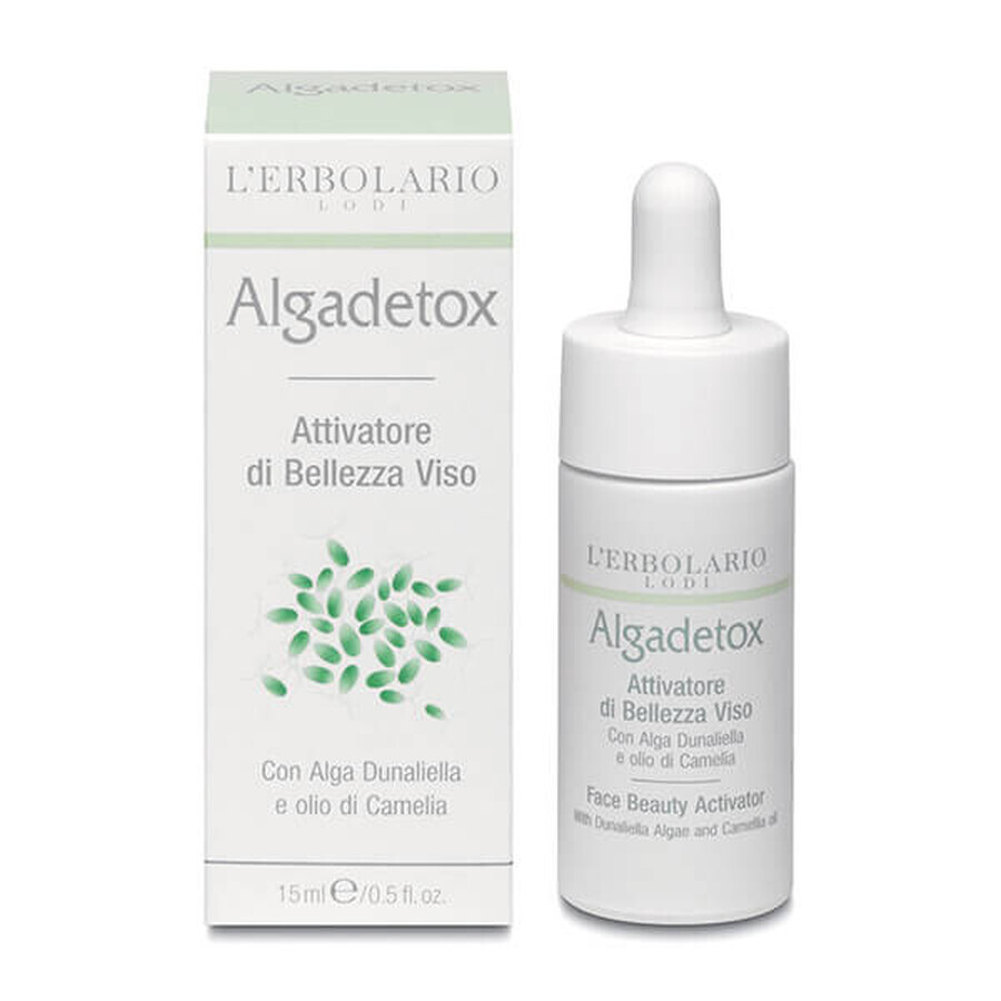 L'Erbolario Algadetox, Schönheitsaktivator für das Gesicht, 15 ml