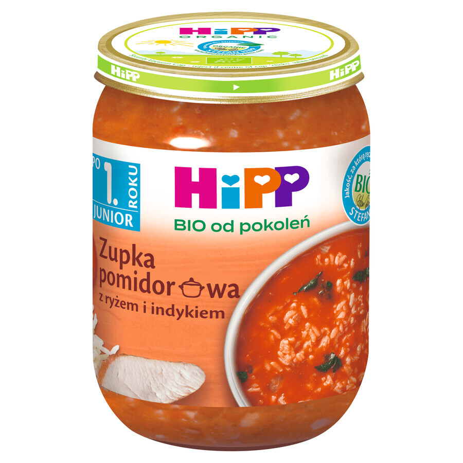 HiPP Bio soup, tomatoes with rice and turkey, after 12 months, 250 g