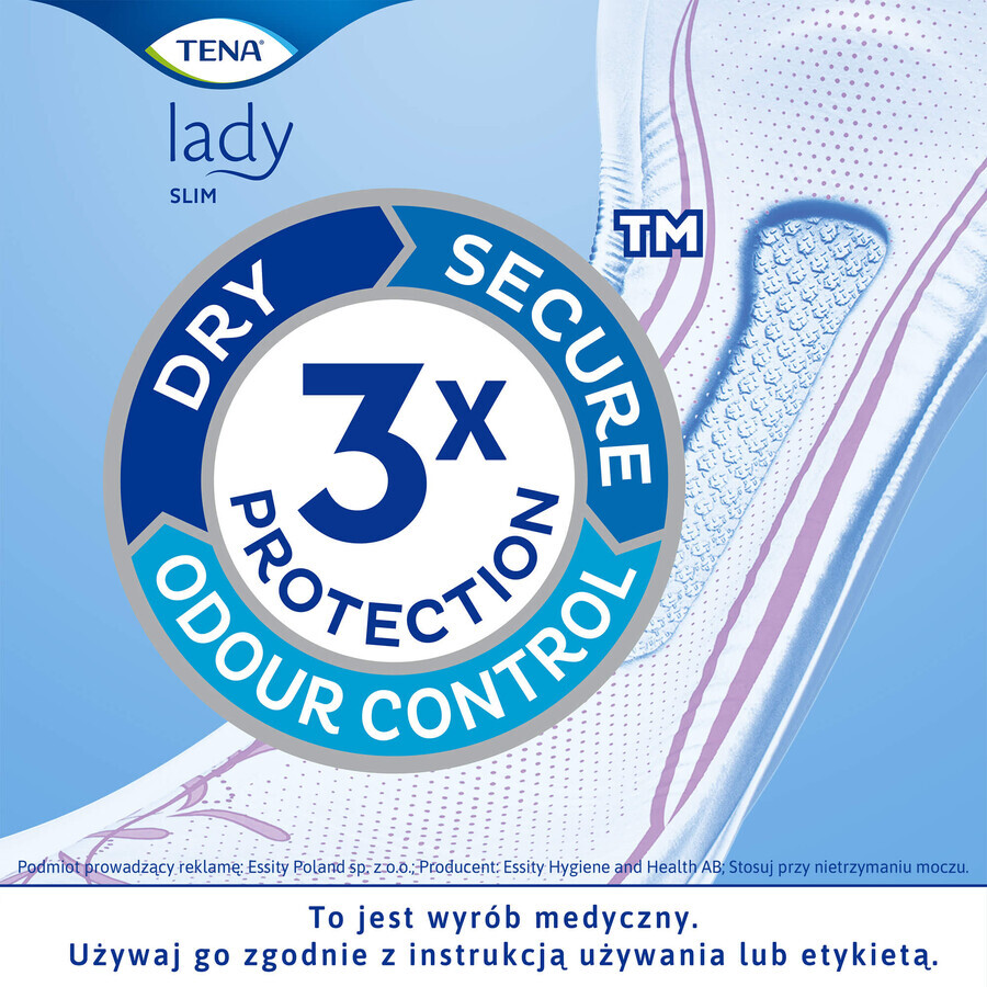 Tena Lady Slim, speciaal maandverband, Extra, 10 stuks