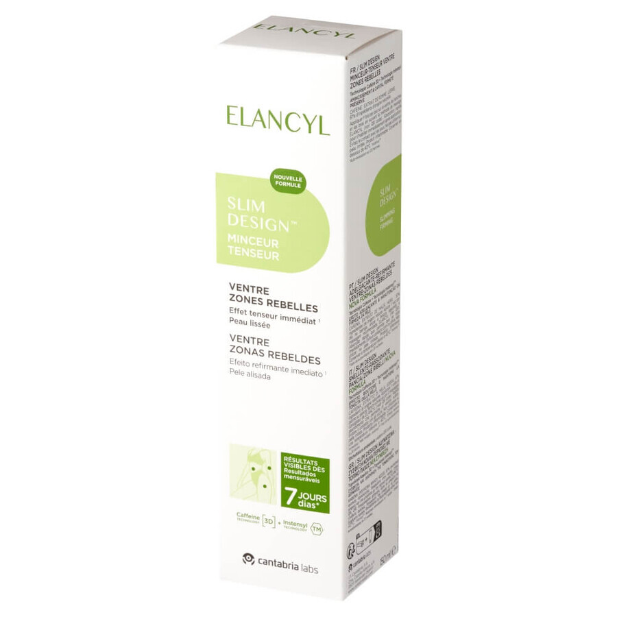 Elancyl Slim Design, afslankende en verstevigende gel voor de buik en hardnekkige zones, 150 ml