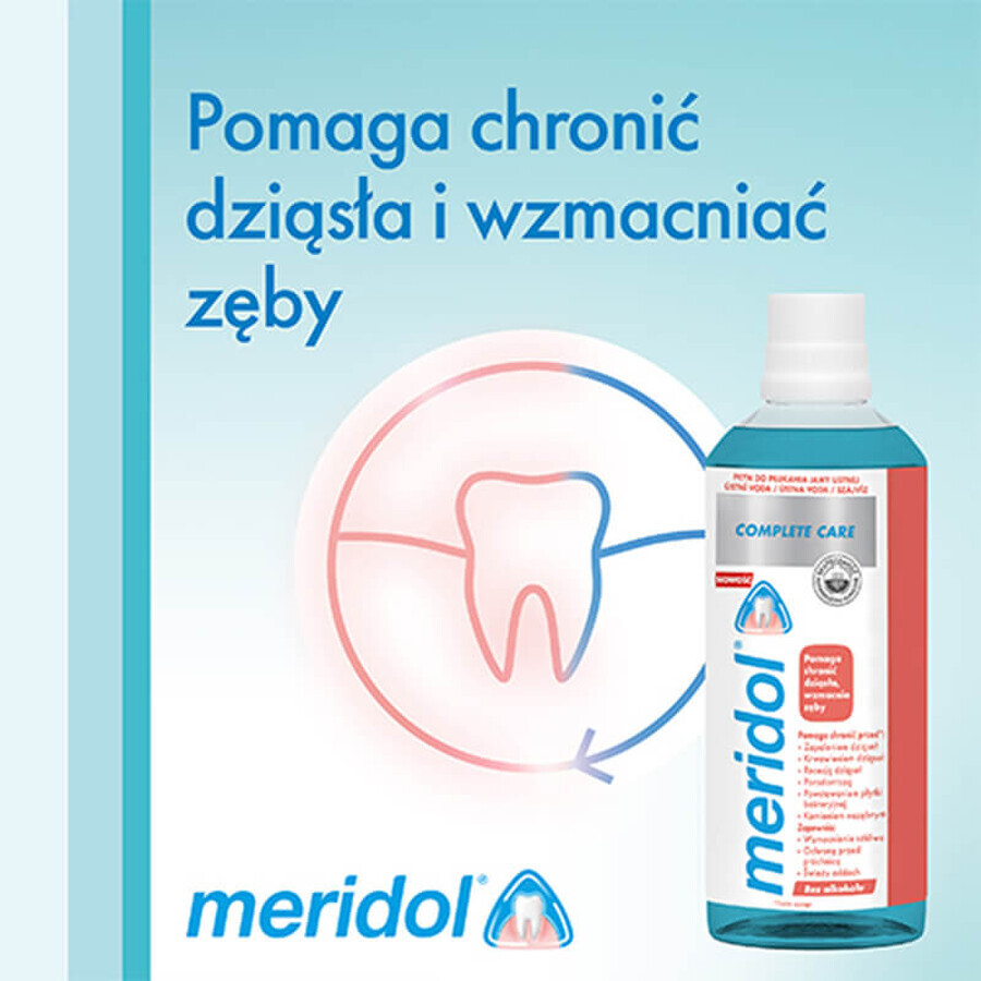 Meridol Complete Care, mondwater, alcoholvrij, 400 ml