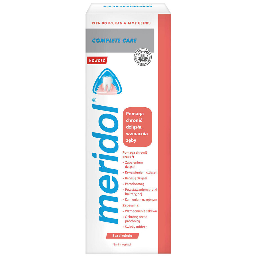 Meridol Complete Care, mondwater, alcoholvrij, 400 ml