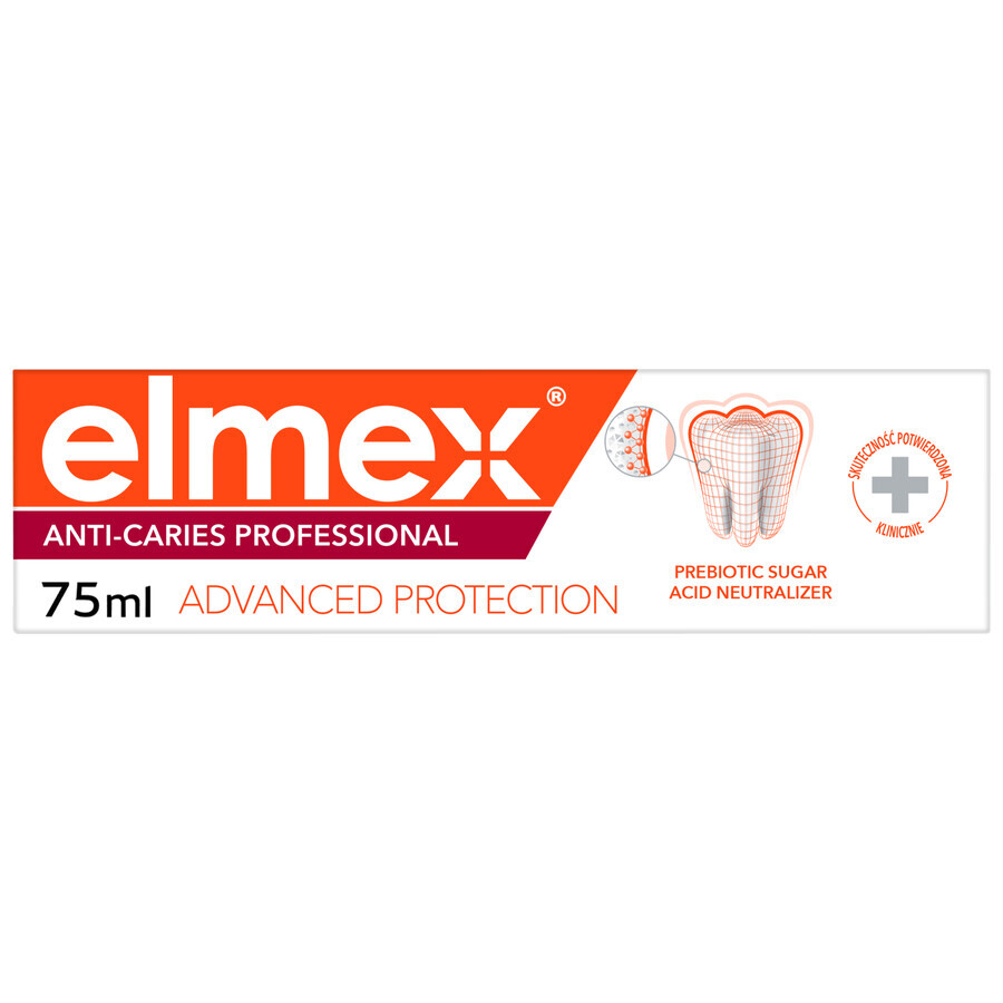 Elmex Anti-Caries Professional, Zahnpasta zum Schutz vor Karies, 75 ml