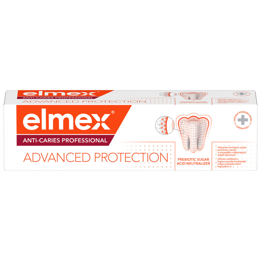 Elmex Anti-Caries Professional, Zahnpasta zum Schutz vor Karies, 75 ml