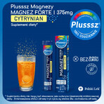 Plusssz Magnesium Forte Citrate, aromă de portocale-maracuja, 24 comprimate efervescente