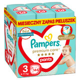 Pampers Premium Care Pants, luiers, maat 3, 6-11 kg, 144 stuks