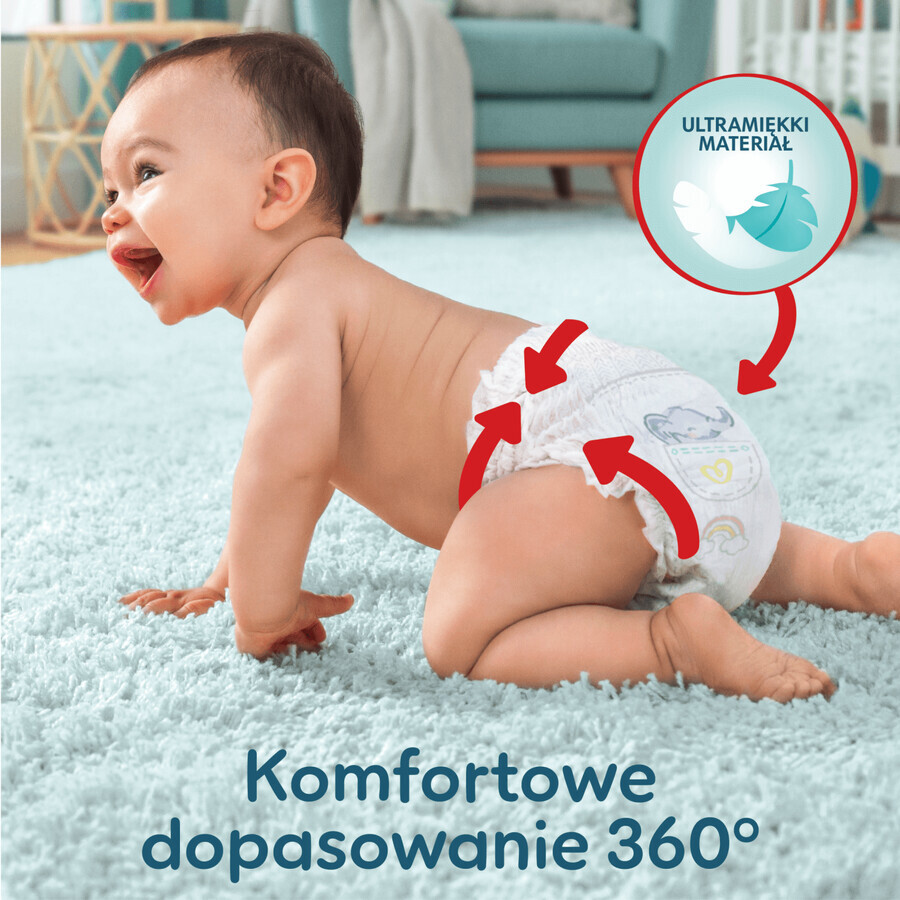 Pampers Premium Care Pants, scutece, mărimea 6, 15+ kg, 93 buc