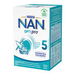 Nestle NAN Optipro 5, Junior flessenmelk voor kinderen vanaf 2,5 jaar, 650 g