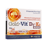 Olimp Gold-Vit D3 + K2 4000 UI, 30 cápsulas