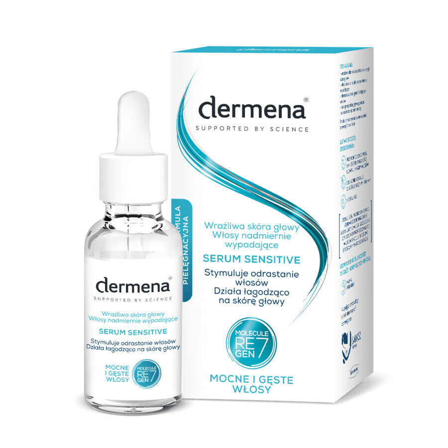 Dermena Sensitive, hair regeneration stimulation serum for sensitive scalp, 50 ml