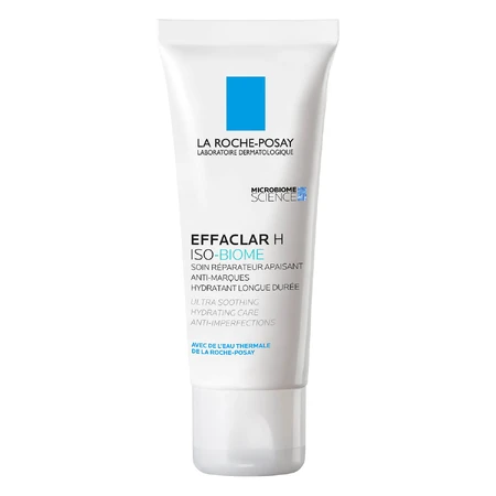 La Roche-Posay Effaclar H Iso - Biome, cremă hidratantă calmantă împotriva imperfecțiunilor, 40 ml