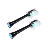 Oromed Oro-Sonic, tips for a sonic toothbrush Black, 2 pieces