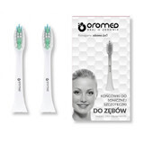 Oromed Oro-Brush, tips for a white sonic toothbrush, 2 pcs