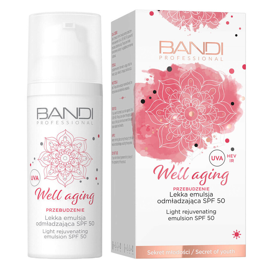 Bandi Well Aging, light rejuvenation emulsion, SPF 50, 50 ml