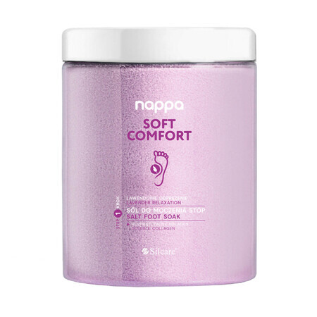 Silcare Nappa Soft Comfort, voetzout, lavendel, 1,25 kg