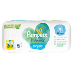 Pampers Harmonie Aqua, toallitas húmedas, 3 x 48 piezas