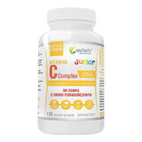 Wish Vitamine C Complex Junior, sinaasappelsmaak, 120 zuigtabletten