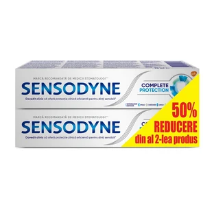 Sensodyne Complete Protection Zahnpasta Packung, 75+75 ml, Gsk