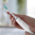 Philips Sonicare 3100 Series, sonic toothbrush, HX3675/13, white, 2 pieces