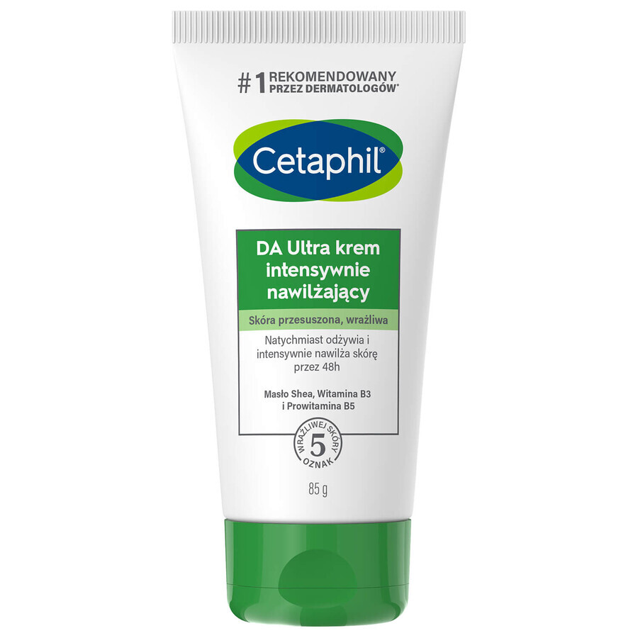 Cetaphil DA Ultra, intensieve vochtinbrengende crème, voor het hele gezin, 85 g