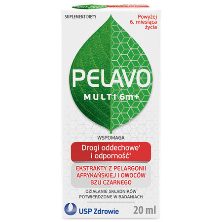 Pelavo Multi 6m+, druppels voor baby's en peuters vanaf 6 maanden, 20 ml 