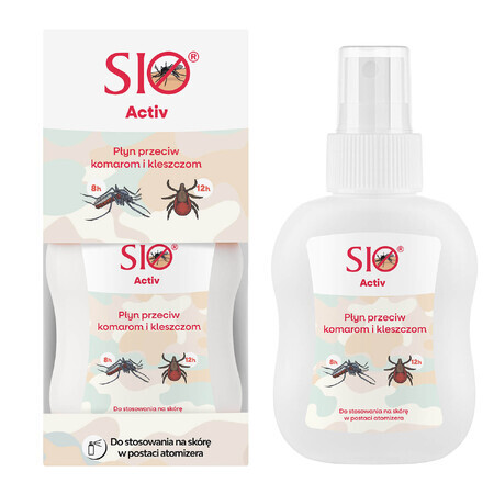 Sio Activ, muggen- en tekenwerende vloeistof, IR3535 20%, 100 ml