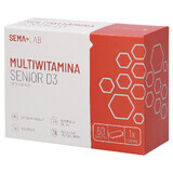 SEMA Lab Multivitamine Senior D3, 60 filmomhulde tabletten