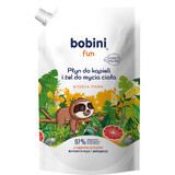 Bobini Fun, spălare pentru baie și corp, citrice, stoc, 500 ml