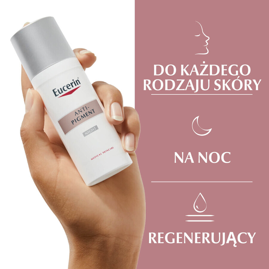 Eucerin Anti-Pigment, nachtcrème voor onzuiverheden met Thiamidol, 50 ml