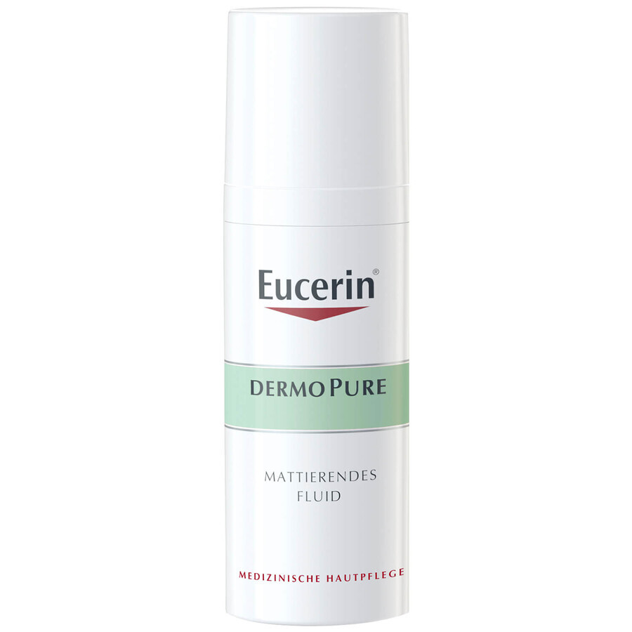 Eucerin DermoPure, cremă-fluid matifiantă pentru ten cu imperfecțiuni și ten cu tendință acneică, 50 ml