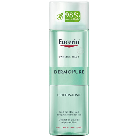 Eucerin DermoPure, tónico para piel con imperfecciones y piel propensa al acné, 200 ml