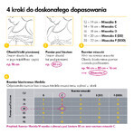 Medela Hands-Free, Abpumpkorsett, schwarz, Größe M, 1 Stück