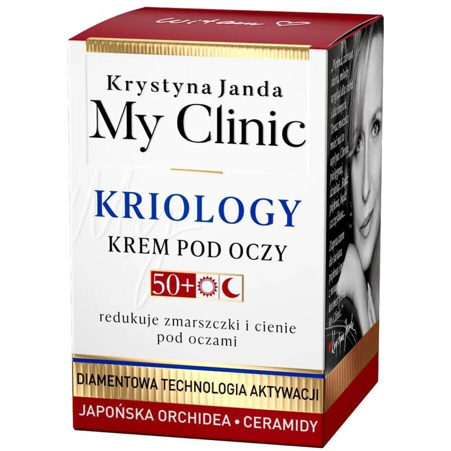 Janda My Clinic Cryology 50+, eye cream, day and night, 15 ml