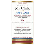 Janda My Clinic Cryology, maschera attiva per viso, collo e décolleté, riduzione delle rughe, 2 x 4 ml