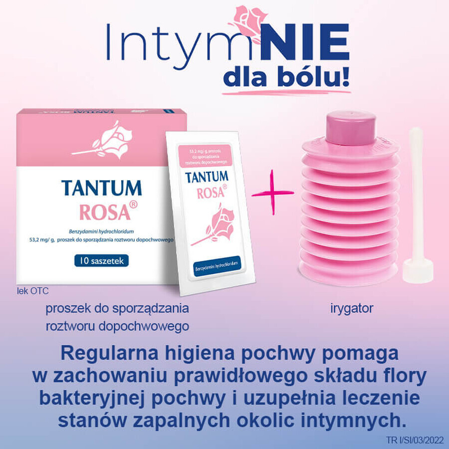 Tantum Rosa, intimate hygiene irrigator, 500 ml