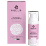 BasicLab Complementis, ceramide regenererende crème met prebiotic 5% en panthenol 3%, verzachtend en herstellend, lichte textuur, 50 ml