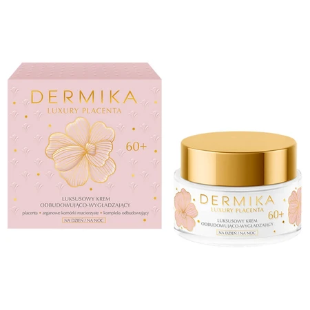 Dermika Luxe Placenta 60+, luxe heropbouwende en gladmakende crème, 50 ml