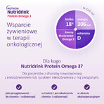 Nutridrink Protein Omega 3, voedingspreparaat, frisse aardbei-framboos smaak, 4 x 125 ml