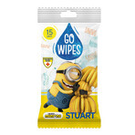 GoWipes Minions, vochtige doekjes voor kinderen, 15 stuks