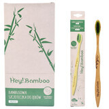 Hey Bamboo, toothbrush, bamboo, soft, 1 pc