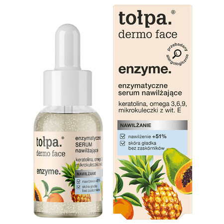 Tolpa Dermo Face Enzyme, suero hidratante enzimático, 30 ml