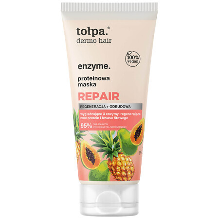 Tolpa Dermo Hair Enzyme Repair, maschera proteica per capelli, 200 ml