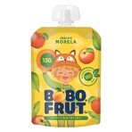 Bobo Frut Fruitmousse in een tube, appel-morel, 1-3 jaar, 150 g