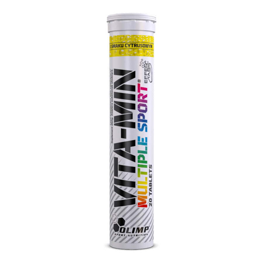 Olimp Vitamine Multiple Sport Effer, 20 comprimés effervescents