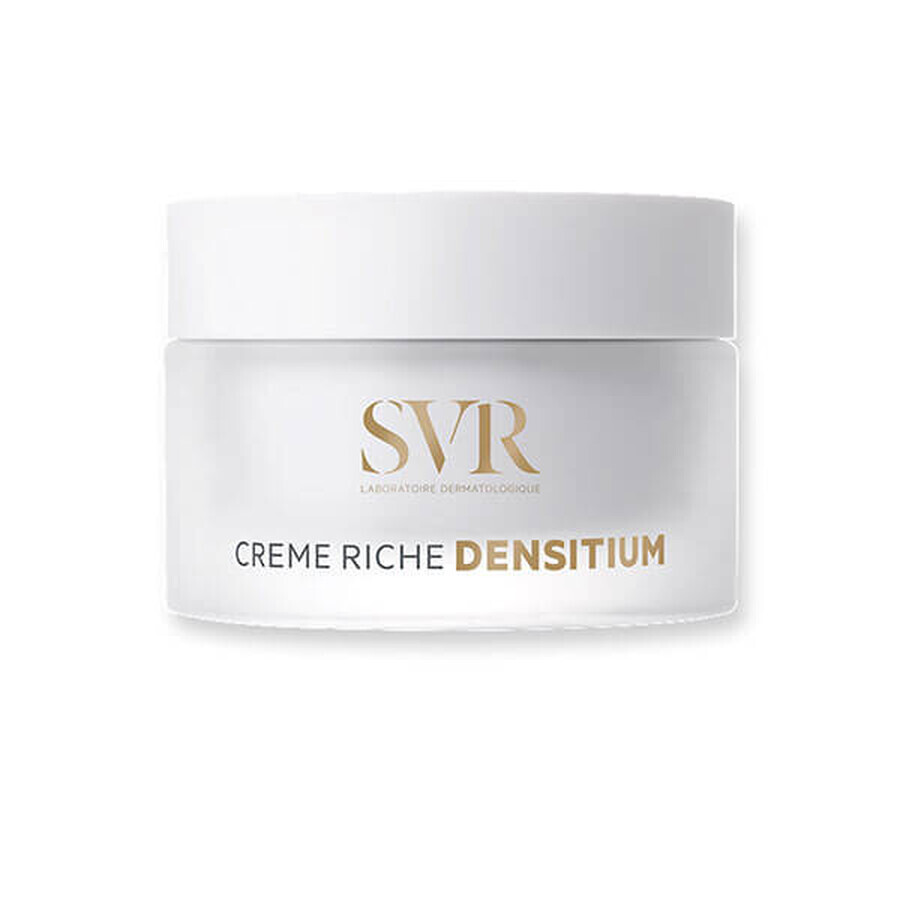 Set SVR Densitium Creme Riche, verstevigende antirimpelcrème, 50 ml + regenererende lotion, 13 ml + cosmetisch tasje