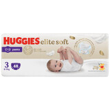 Huggies Elite Soft Pants, pañales, Disney, talla 3, 6-11 kg, 48 unidades